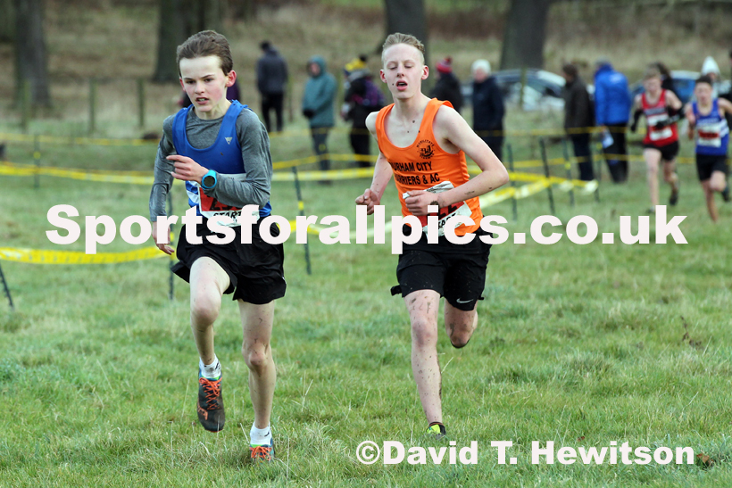 Boys under-15s cross country, 2019 North Eastern Cross Country Champs., Alnwick, Northumberland.  Photo: David T. Hewitson/Sports for All Pics